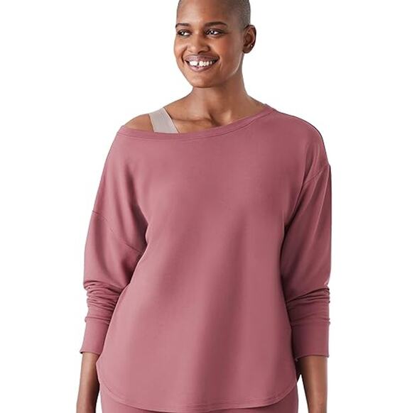 True Tops - New ~ TRUE ~ Any Wear Long Sleeve Slouch Top Size XL FALL